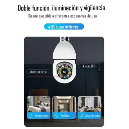 CAMARA DE SEGURIDAD ALTA DEFINICION-TIPO BOMBILLO