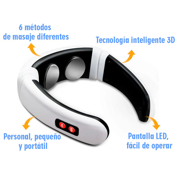 MASAJEADORA DE CUELLO Y ESPALDA INTELIGENTE MULTIFUNCION