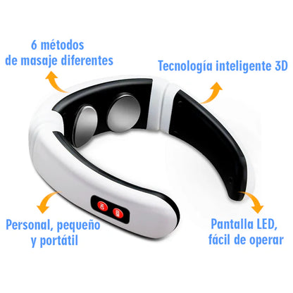 MASAJEADORA DE CUELLO Y ESPALDA INTELIGENTE MULTIFUNCION